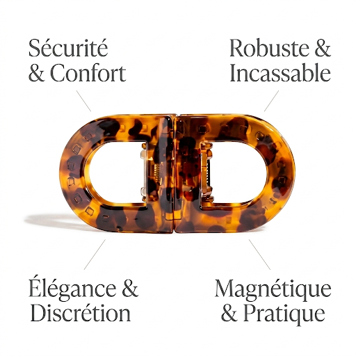 LumaClip Mag™ - Pince magnétique plate & ultra-confort