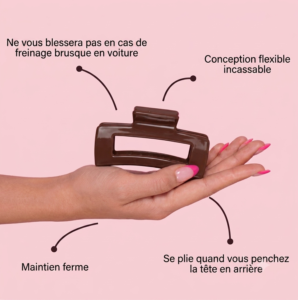 LumaClip Flex™ - Pince souple anti-mal de tête, zéro trace & confort absolu